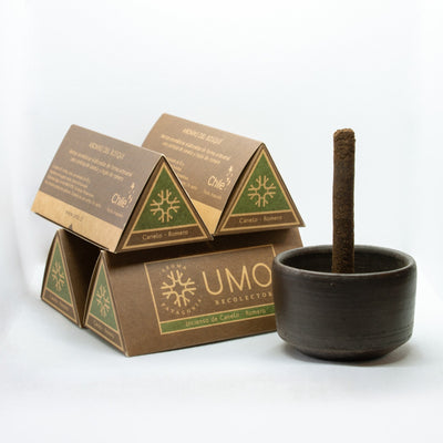 Kit Greda + 4 Cajas de Incienso Canelo Romero – Conexión con la Tierra y Aromas del Bosque